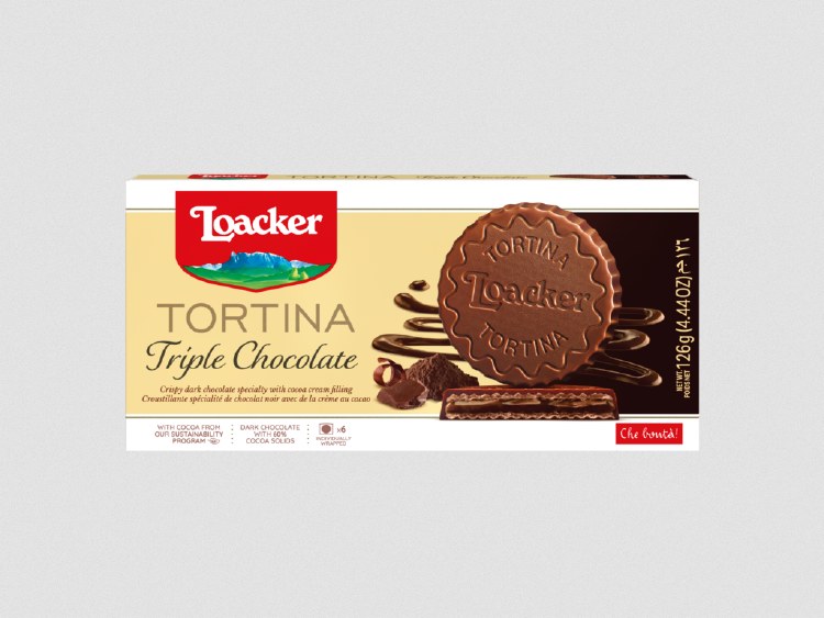 Loacker Torti Triple Choc 125g