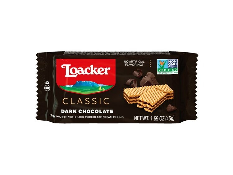 Loacker Classic Dark Chocolate Wafers 45 G
