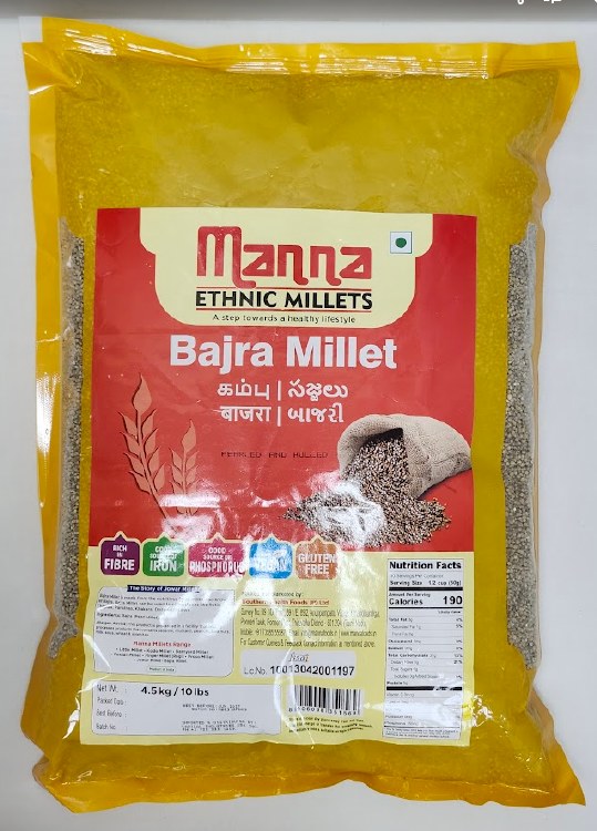 Manna Bajra Millet 10 Lbs