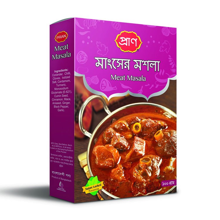 Pran Spice Mix For Meat Masala 100 G