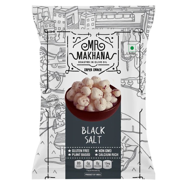 Mr Makhana Black Salt 60g