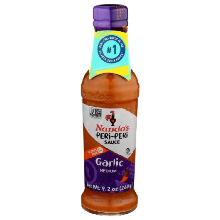Nando's Peri-Peri Sauce Garlic Medium Gluten Free 260 G