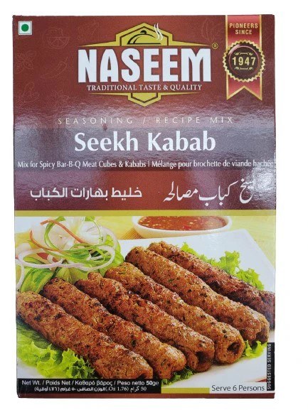 Naseem Seekh Kabab Masala 50 G
