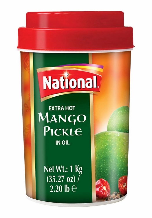 National Extra Hot Mango Pickle In Oil 1 KG