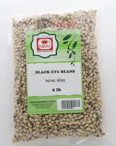 Nirav Black Eye Beans 2 Lbs