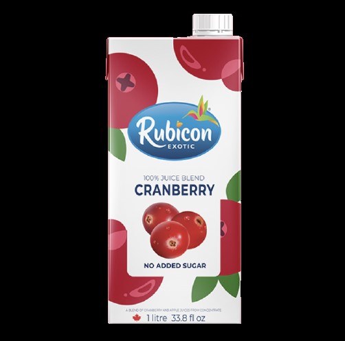 Rubicon Cranberry Fruit Drink No Added Sugar 1 Ltr