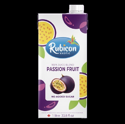 Rubicon Passion Fruit Juice No Sugar Added 1 Ltr