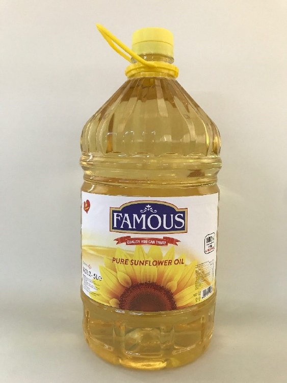 Famous SunFlower Oil 5 Ltr