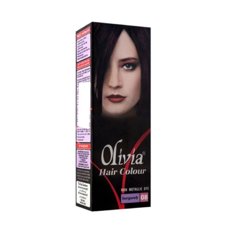 Olivia Burgundy Hair Color Non Metallic Dye 50 ML