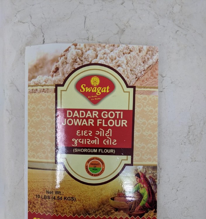 Swagat Dadar Goti Jowar Flour 10 Lbs