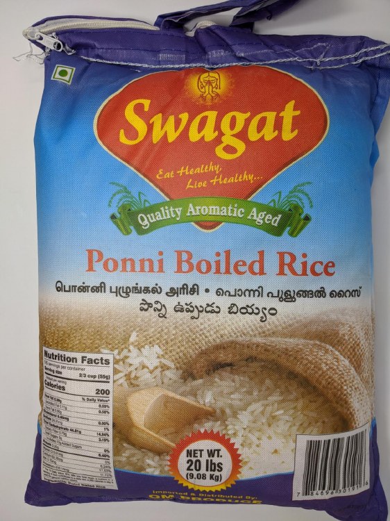 Swagat Ponni Boiled Rice 20 Lbs