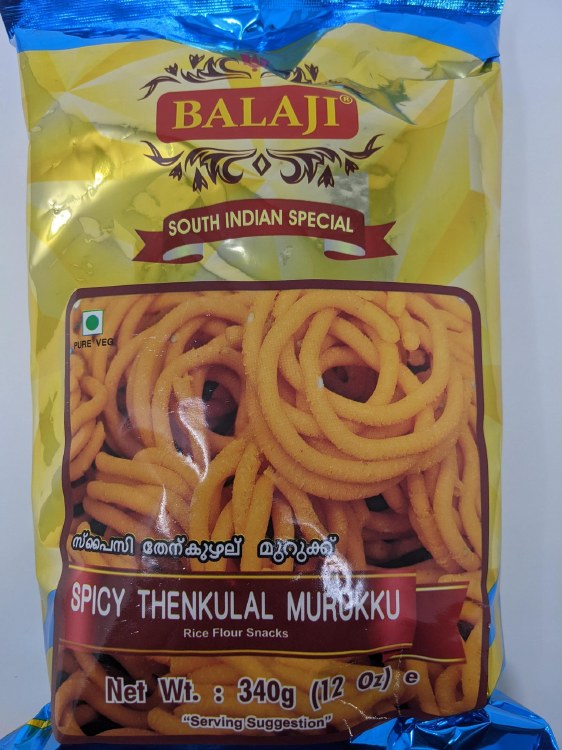 Balaji Spicy Thenkulal Murukku 340 G