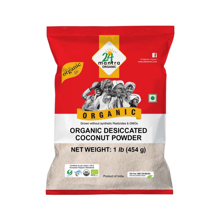 24 Mantra Organic Coconut Powder 1 Lbs
