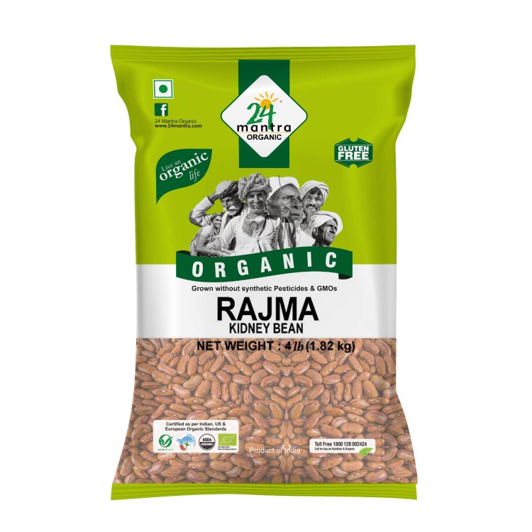 24 Mantra Organic Rajma 4 LB