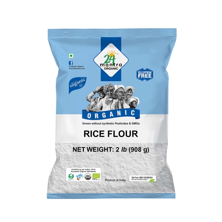 24 Mantra Organic Rice Flour 2 Lbs