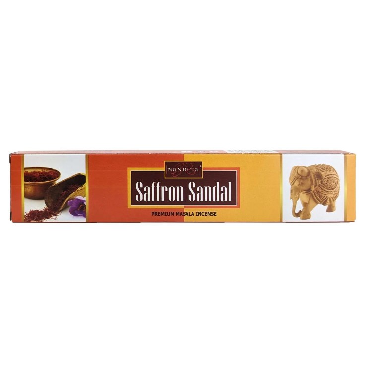 Nandita Saffron Sandal Premium Masala Incense 15 G