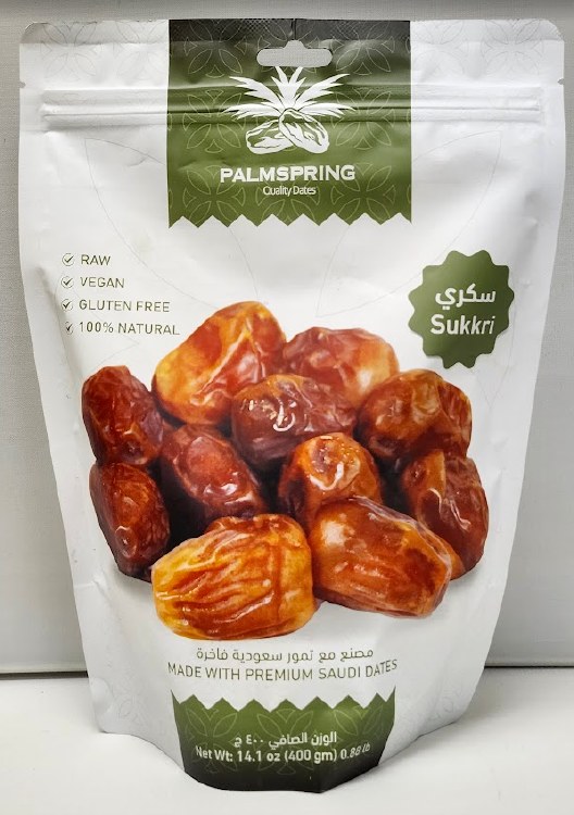 Plmspring Sukkri Dates 400g