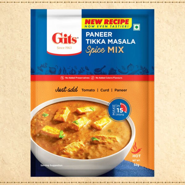 Gits Paneer Tikka Masala Mix 50 G