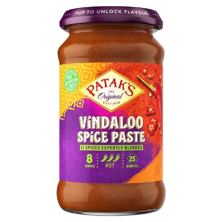 Pataks Vindaloo Curry Paste 283 G
