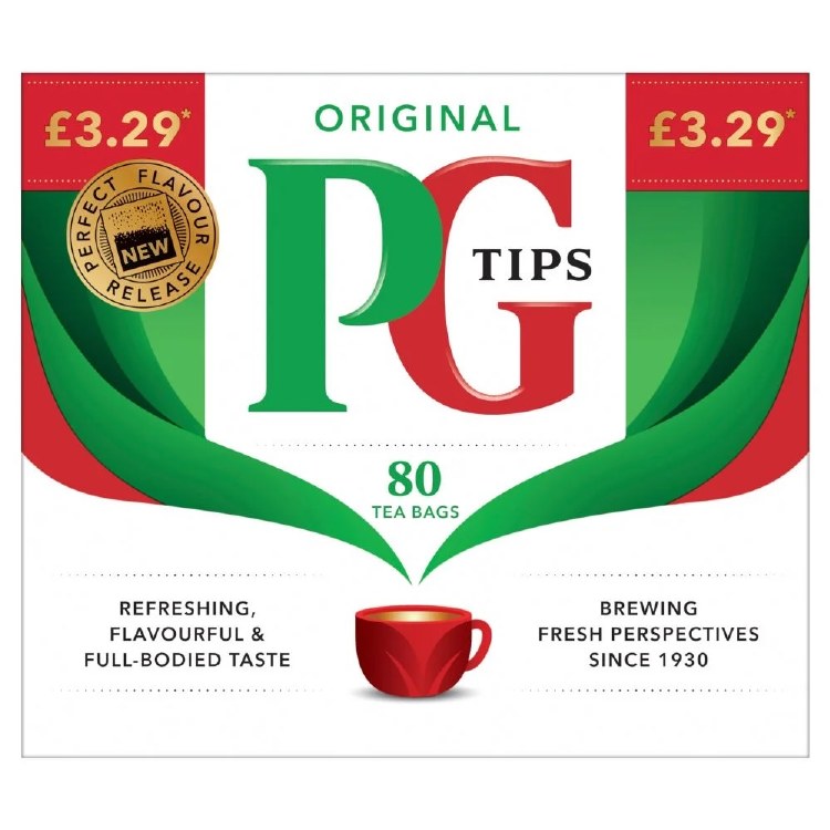 PG Tips Original 80 Tea Bags 232 G