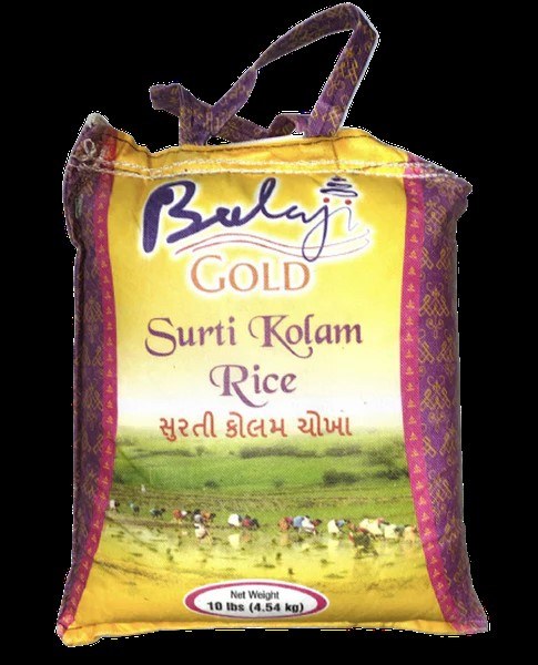 Balaji Gold Surti Kolam Rice 10 Lbs