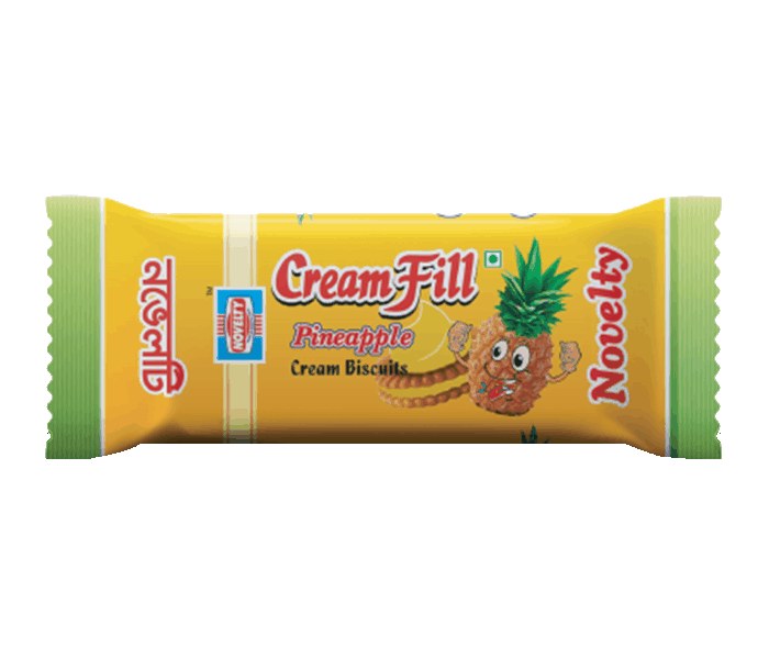Novelty Cream Fill Pineapple Cookies 20 G