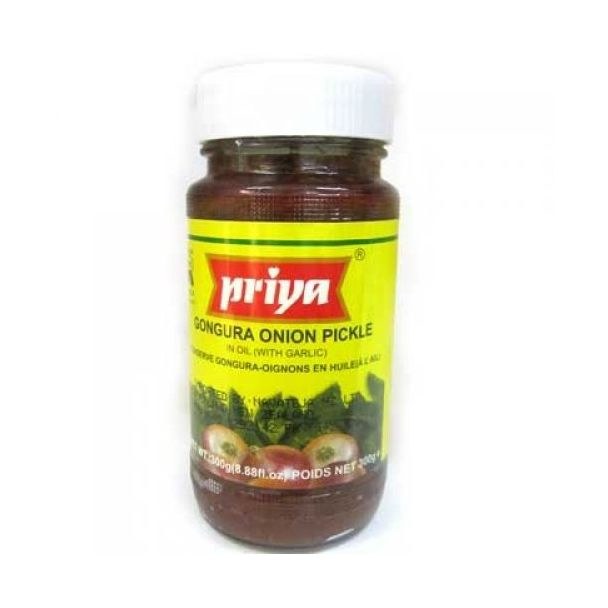Priya Gongura Onion Pickle With Garlic 300 G