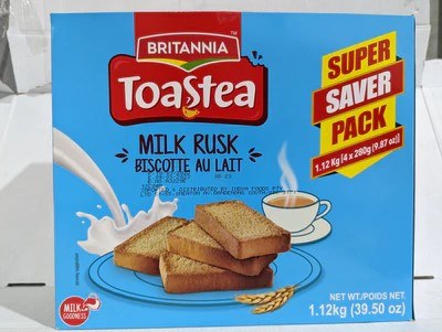 Britannia ToastTea Milk Rusk 1.12 KG