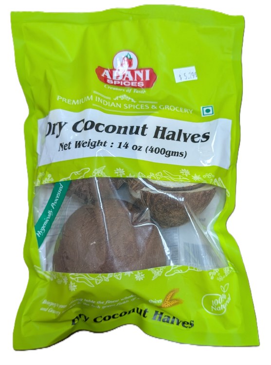 Adani Dry Coconut Halves 400g
