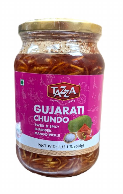 Tazza Gujarati Chundo Sweet & Spicy Mango Pickle 600 G