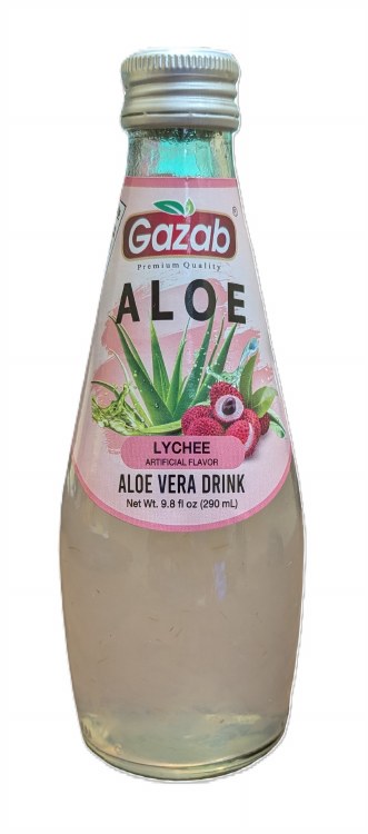 Gazab Lychee Aloe Vera Drink 290ml