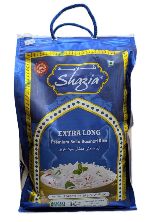 Shazia Extra Long Basmati Rice 10 Lb