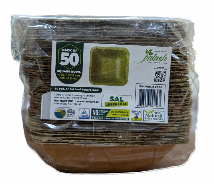 Leaf Square Bowl 50 Pk