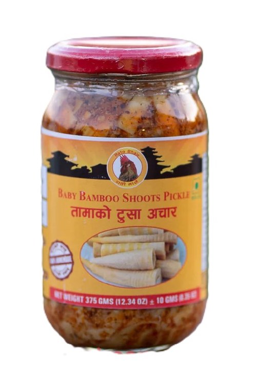 Rato Bhale Baby Bamboo Shoots Pickle 375g