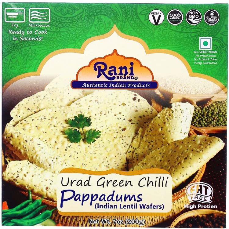 Rani Ur. Gre. Chi.Pappad 7oz