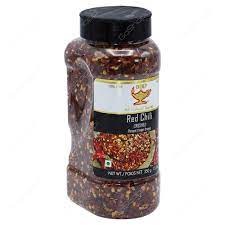 Deep Red Chilli Crushed (Bottle) 350g