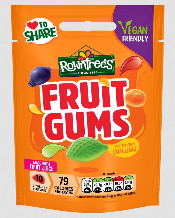 Rowntrees Fruit Gums 120g