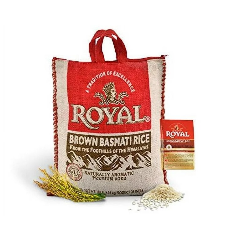 Royal Brown Basmati Rice 10 Lbs