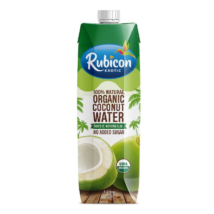 Rubicon Organic Coconut Water No Added Sugar 1 Ltr