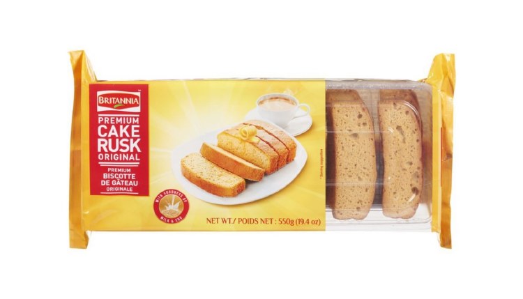 Britannia Toast Tea Cake Rusk 550G