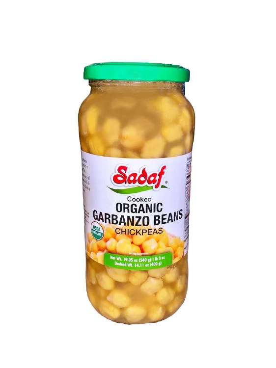 Sadaf Organic Garbanzo Beans 400g