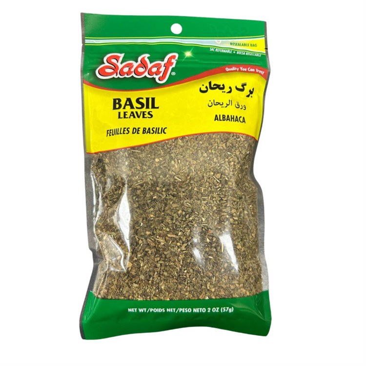 Sadaf Basil Leaves 2 Oz