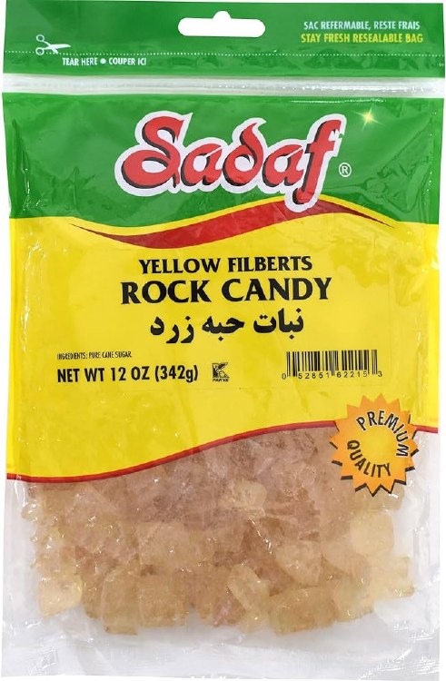 Sadaf Yellow Filberts Rock Candy 12 Oz