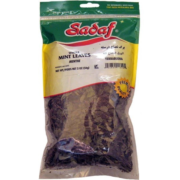 Sadaf Whole Mint Leaves 2 Oz