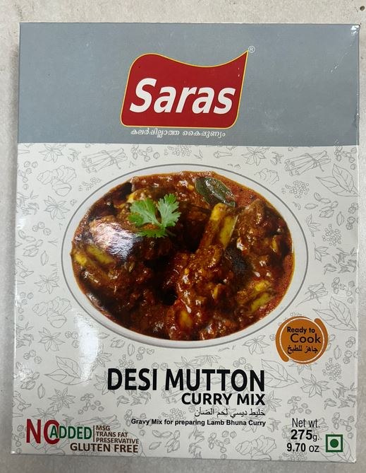 Saras Desi Mutton Curry Mix 275 G