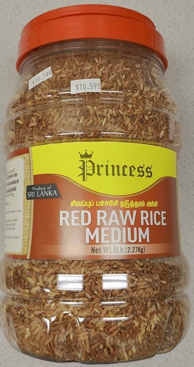 Princess Red Raw Rice Medium 5Lbs