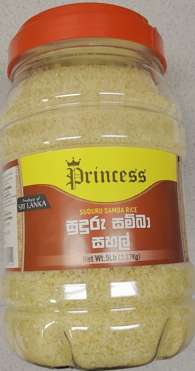 Princess Suduru Samba Rice 5Lbs