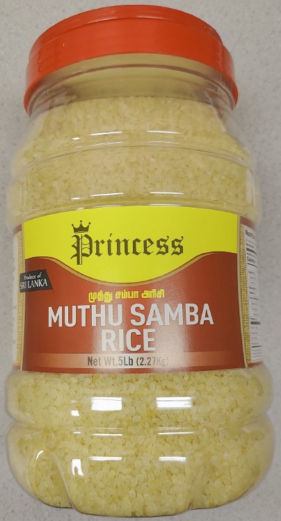 Princess Muthu Samba Rice 5Lbs