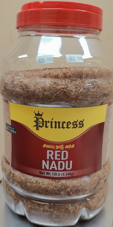 Princess Red Nadu Rice 10 Lb