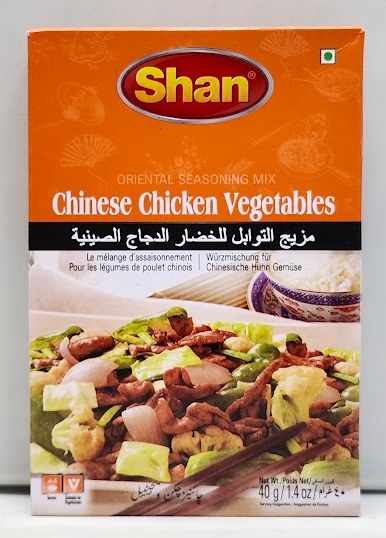 Shah Chinese Chicken Vegetables 40g